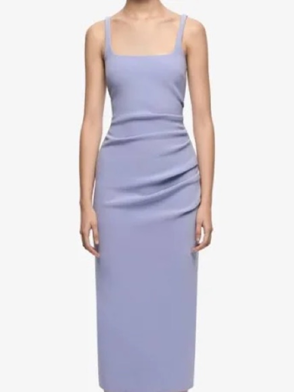 Bec & Bridge Lilac Square-Neck Maxi Dress